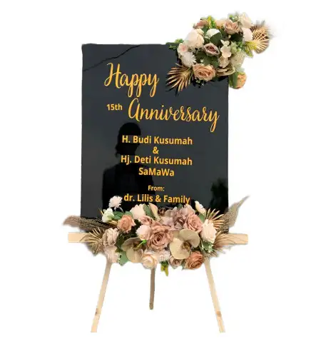Papan Bunga Akrilik Sampangan