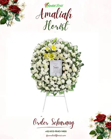 Krans Bunga Duka Sampangan